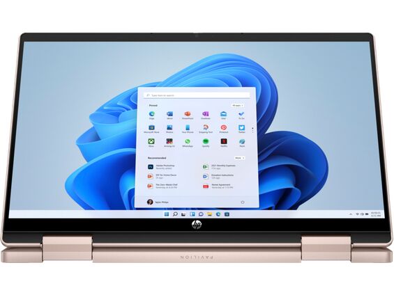 HP Pavilion x360 2-in-1 14-ek | i5-1235U | 14" | 8 GB | 512 GB SSD | Podświetlenie klawiatury | Kamera internetowa | Win 11 Home | różowe złoto | UK 2
