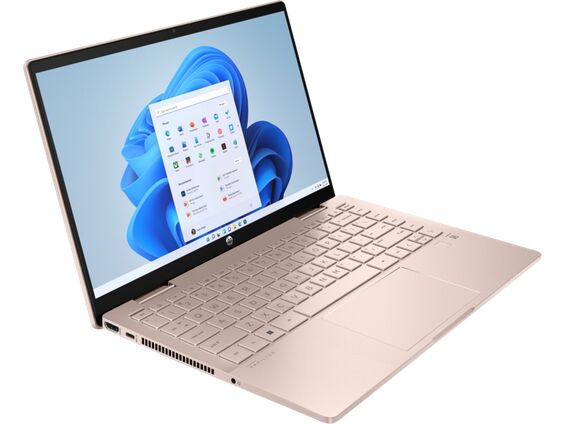 HP Pavilion x360 2-in-1 14-ek | i5-1235U | 14" | 8 GB | 512 GB SSD | Podświetlenie klawiatury | Kamera internetowa | Win 11 Home | różowe złoto | UK 3