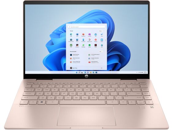 HP Pavilion x360 2-in-1 14-ek | i5-1235U | 14" | 8 GB | 512 GB SSD | Podświetlenie klawiatury | Kamera internetowa | Win 11 Home | różowe złoto | UK 5