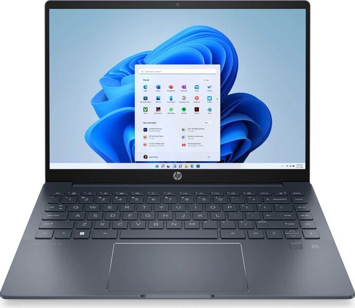 HP Pavilion Plus 14-eh | i7-1355U | 14" | 16 GB | 1 TB SSD | FP | Win 11 Home | blå | BE, image 1 of 6