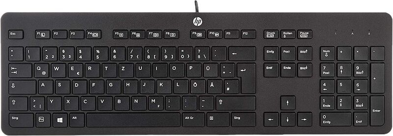 HP Slim Business Keyboard | schwarz | DE