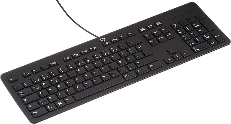 HP Slim Business Keyboard | black | DE 2