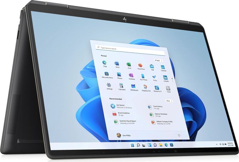 HP Spectre x360 2-in-1 14-EF | i7-1255U | 13.5" | 16 GB | 1 TB SSD | 3000 x 2000 | FP | Backlit keyboard | compatible stylus | Win 11 Home | black | US, image 3 of 6
