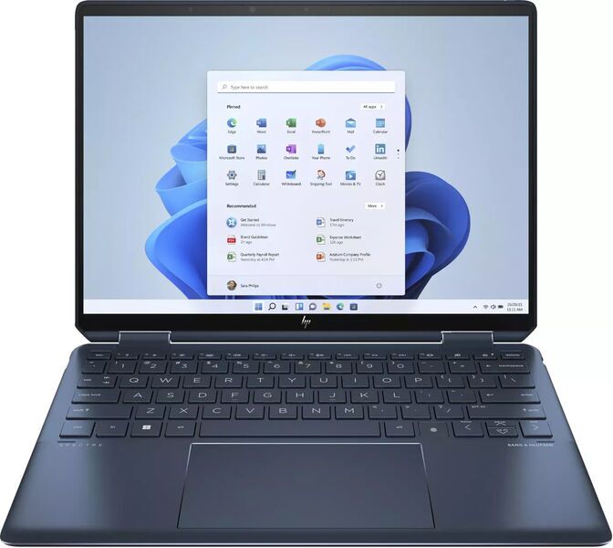 HP Spectre x360 2-in-1 14-EF | i5-1335U | 13.5" | 16 GB | 512 GB SSD | 1920 x 1280 | Taustavalaistu näppäimistö | sininen | Win 11 Pro | BE 2