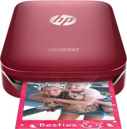 HP Sprocket Photo Printer | rood