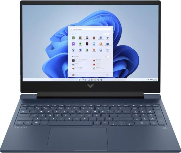 HP Victus Gaming 16-s | Ryzen 7 7840HS | 16.1" | 16 GB | 1 TB SSD | FHD | Backlit keyboard | RTX 4070 | blue | Win 11 Home | DE, image 1 of 6
