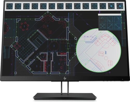 HP Z24i G2   24"   med stativ   svart