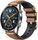 Huawei Watch GT (2018) | 46 mm | argent | Bracelet en cuir marron thumbnail 1/2