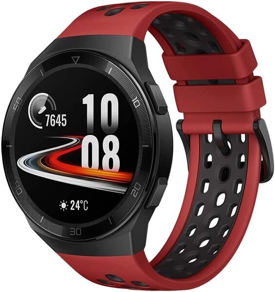 Huawei Watch GT 2e (2020) | 46 mm | black | Sport Band red 1