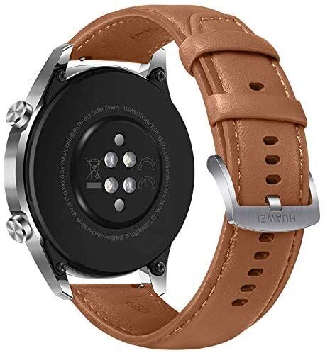 Huawei Watch GT 2 Classic (2019) | 46 mm | silver | Leather bracelet brown 2