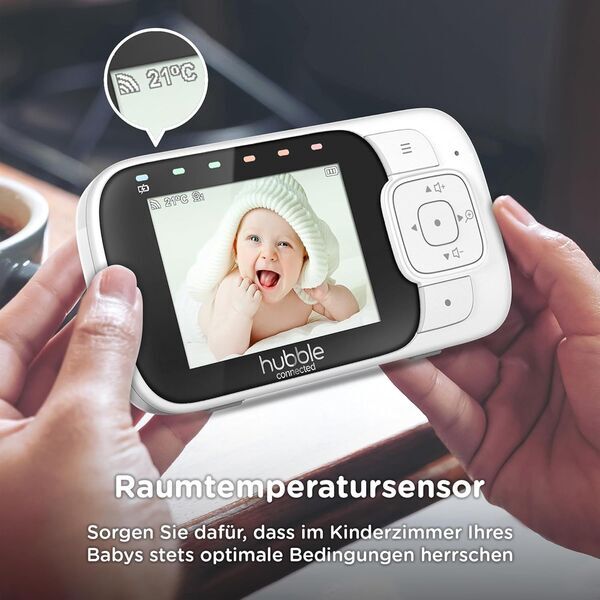 Hubble Connected Babyphone | Version Englisch | white 3