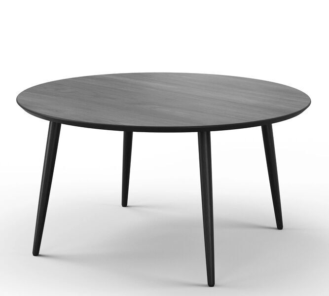 Hubert sofabord sort Ø 90cm | sort, image 1 of 3