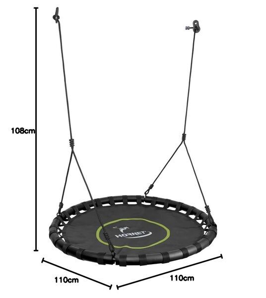 Hudora Babyschaukel | black 1