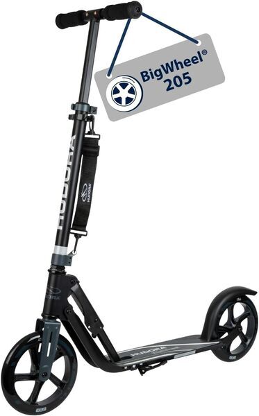 Hudora BigWheel 205 Skootteri | musta, image 4 of 5