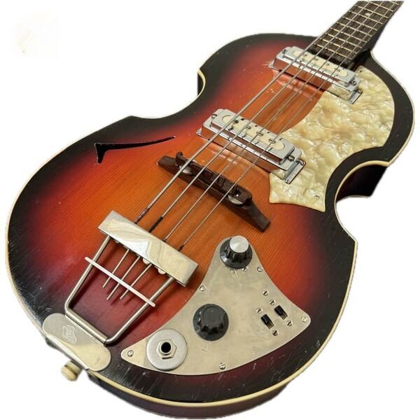 Hüttl Bass 1960s | sunburst, image 1 of 5