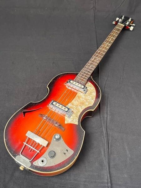 Hüttl Bass 1960s | sunburst, image 2 of 5