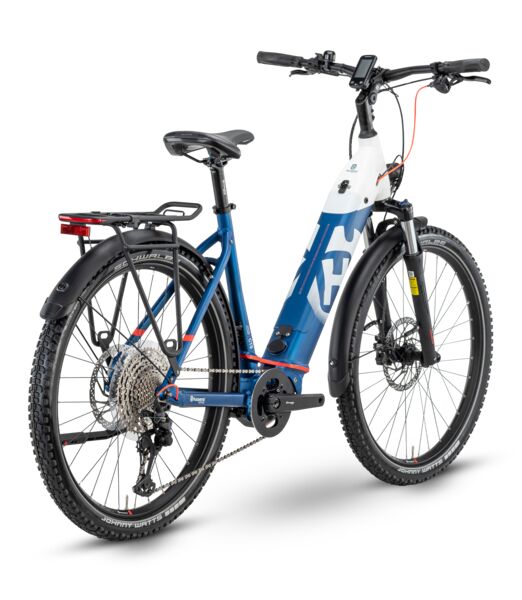 Husqvarna Cross Tourer 5 (2021) | Tiefeinsteiger | weiß/blau/rot | 27.5" | 45 cm | 100 - 500 km 2