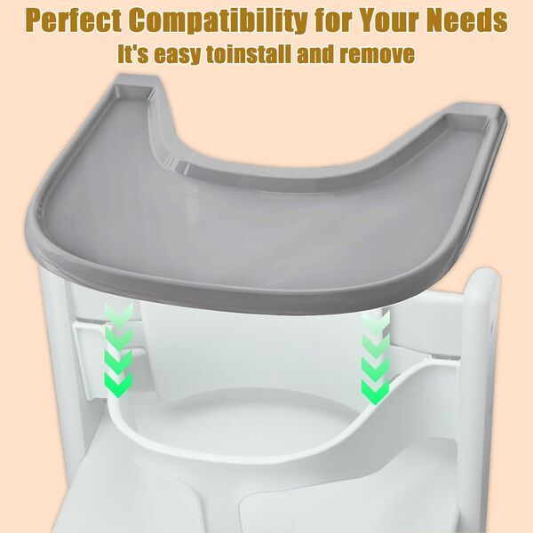 HXEternal Hochstuhltablett for Tripp Trapp | grey 1