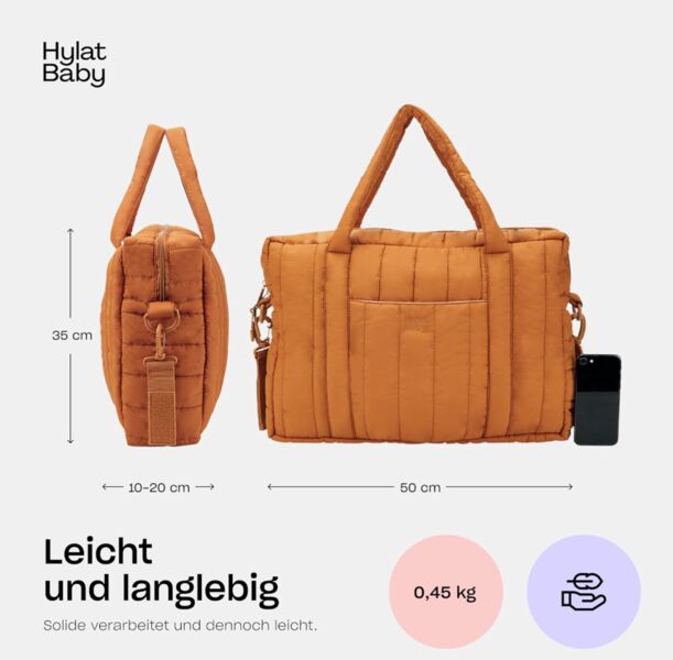 Hylat baby luiertas | bruin, image 2 of 2