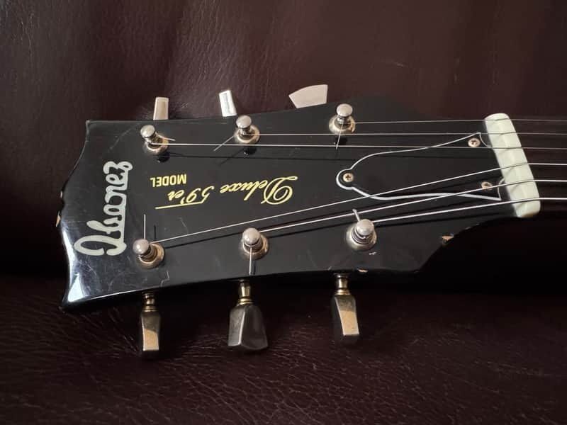 Ibanez 2342 Deluxe ’59Er Single Cut 1970s – Seymour Duncan SH2 & SH4 | black, image 4 of 5