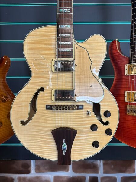 Ibanez AF105 Natural Hollow Body 2006 Electric Guitar | Natural, image 2 of 5