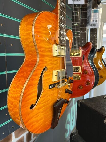 Ibanez AF125 Amber Burst 2010 Hollow Body Electric Guitar | Amber Burst, image 3 of 5