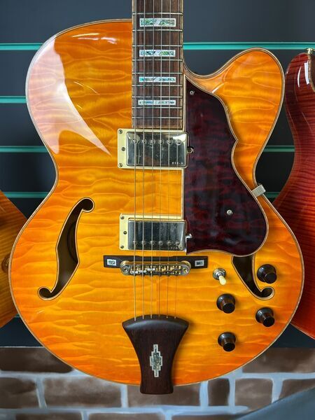 Ibanez AF125 Amber Burst 2010 Hollow Body Electric Guitar | Amber Burst, image 4 of 5