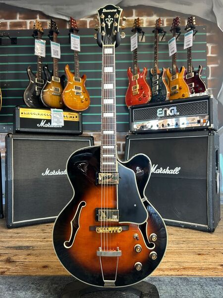 Ibanez AFJ95 Vintage Sunburst 2012 Hollow Body Electric Guitar | Vintage Sunburst, image 1 of 5