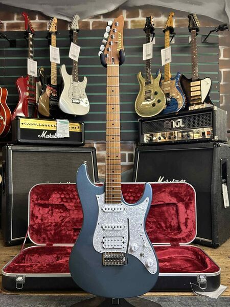 Ibanez AZ2204-ICM Ice Blue Metallic 2018 Electric Guitar | Blue Metallic, image 1 of 5