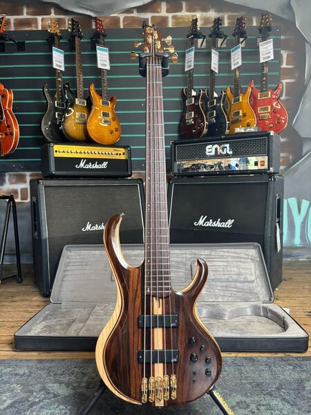 Ibanez BTB1805 Natural Low Gloss 2017 5-String Electric Bass Guitar | Natural Gloss, image 1 of 5