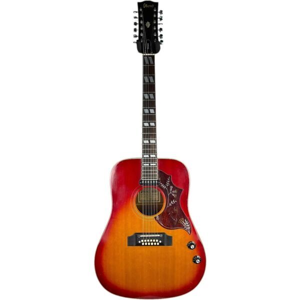 Ibanez Concord Akustik 684-12E 1974-1978 - Cherry Sunburst | Cherry Sunburst, image 2 of 4