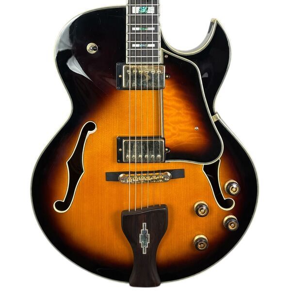Ibanez LGB-30 George Benson Signature 2014 - Vintage Yellow Sunburst | vintage sunburst, image 1 of 5