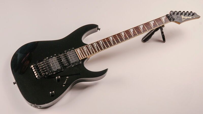 Ibanez RG370DX Crna 2008 - HSH - Edge III - Wizard II - Indonesia | Crna, image 1 of 5