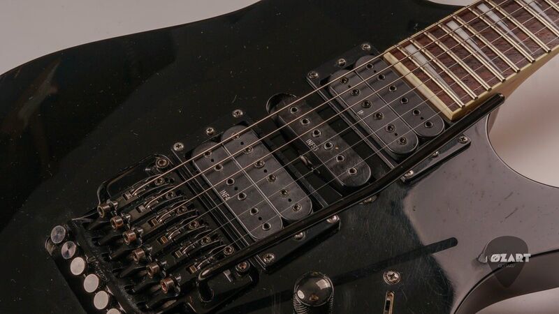 Ibanez RG370DX Crna 2008 - HSH - Edge III - Wizard II - Indonesia | Crna, image 3 of 5