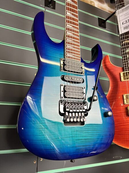 Ibanez RG370FMZ Sapphire Blue 2019 Electric Guitar | blue, image 3 of 5