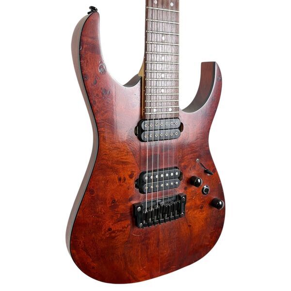 Ibanez RG7421PB 2015 - Charcoal Brown Flat | charcoal brown, image 2 of 5