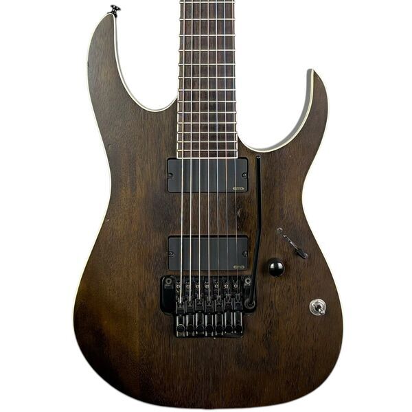 Ibanez RGIR27BE Iron Label 7-strunowa 2016 - ciemny brąz | ciemnobrązowy, image 1 of 5