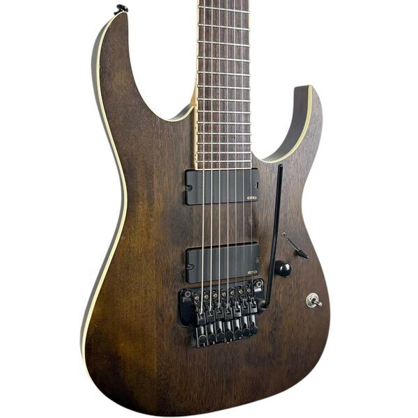 Ibanez RGIR27BE Iron Label 7-strunowa 2016 - ciemny brąz | ciemnobrązowy, image 2 of 5