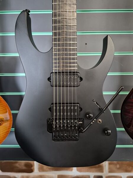 Ibanez RGRB720 Black Flat 2025 7-String Electric Guitar | black, image 4 of 5