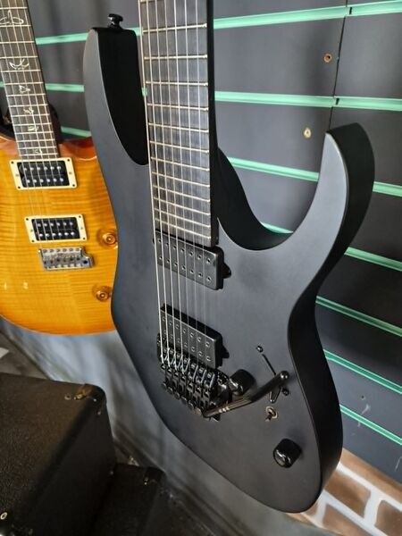 Ibanez RGRB720 Black Flat 2025 7-String Electric Guitar | black, image 5 of 5