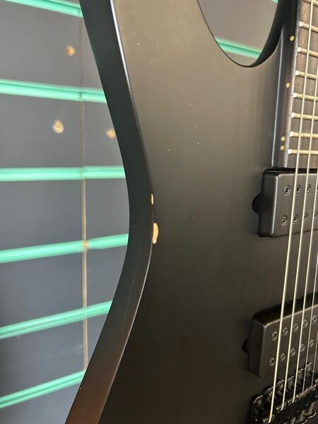 Ibanez RGRTB621 Iron Label Black Flat 2022 Electric Guitar | black, image 4 of 5
