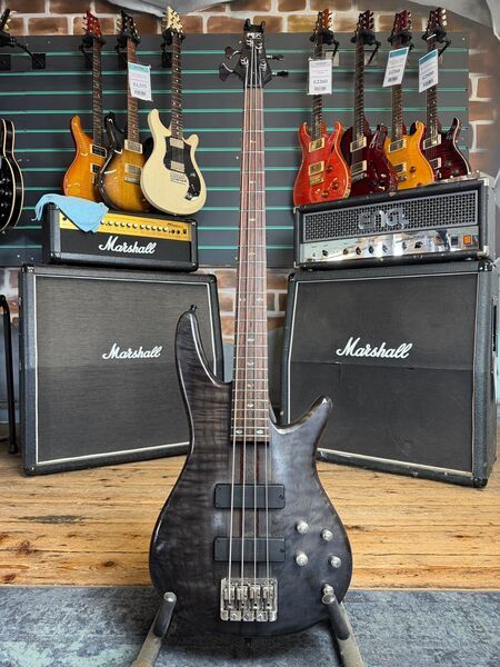 Ibanez Sound Gear SR900FM Transparent Black Flat 2006 Elektrinė bosinė gitara | juoda, image 1 of 5