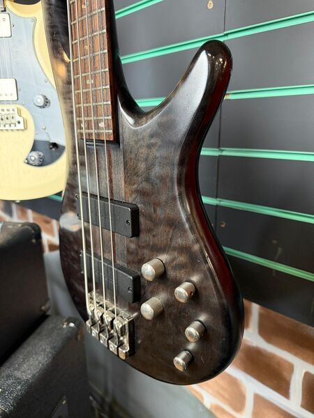 Ibanez Sound Gear SR900FM Transparent Black Flat 2006 Elektrinė bosinė gitara | juoda, image 5 of 5