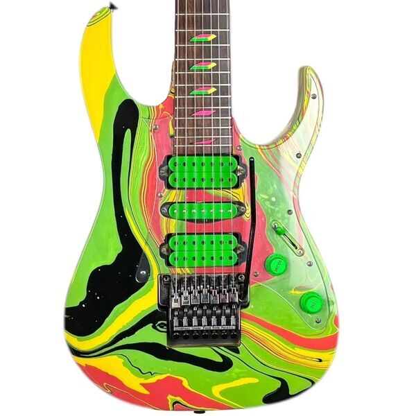 Ibanez Universe UV77MC Steve Vai Signature 1991 - Multicolor | original, image 1 of 5