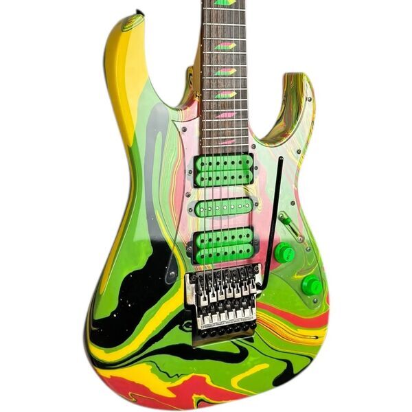 Ibanez Universe UV77MC Steve Vai Signature 1991 - Multicolor | original, image 2 of 5