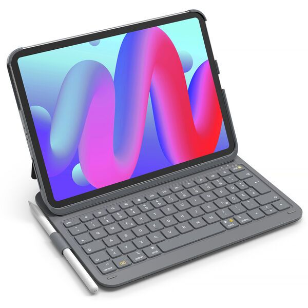 Inateck schlanke Bluetooth-Tastatur für iPad | iPad 11", iPad 10.9" | grau 1