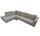Indivi sofa left chaise longue Napoli-fabric 2250 silver gray | grey, thumbnail 2 of 4