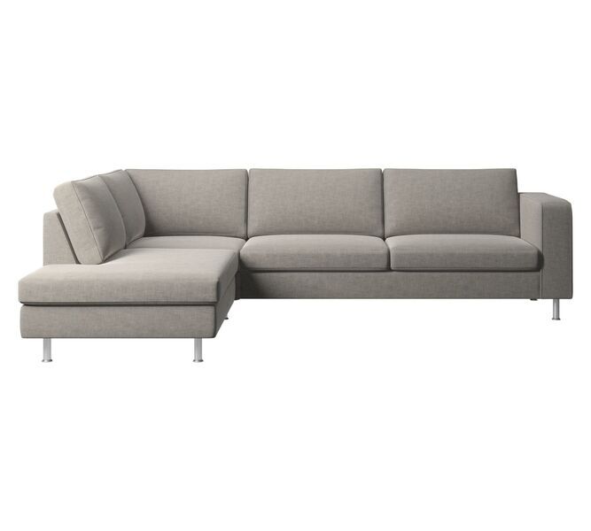Indivi diivan vasak poollamamistool Napoli-kangas 2250 hõbehall | hall, image 1 of 5