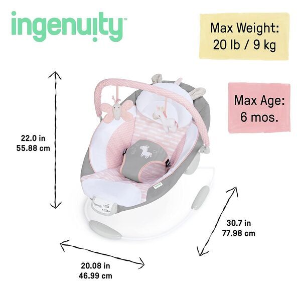 Ingenuity Babyschaukel | multicolored 3