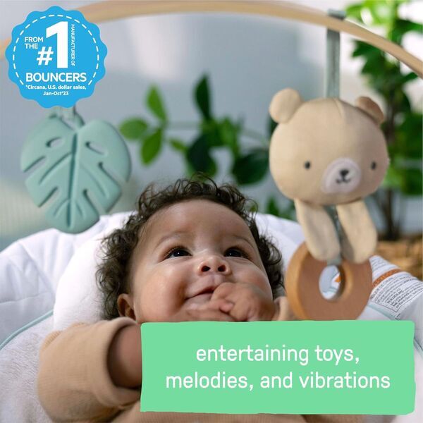 Ingenuity Cozy Spot Babywippe | grey 2